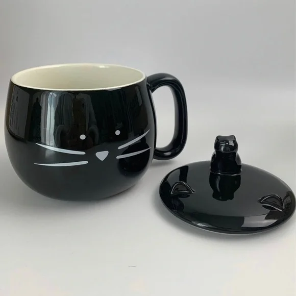 Ceramic Cat Coffee Phone Mug Holder - Picture 6 of 11